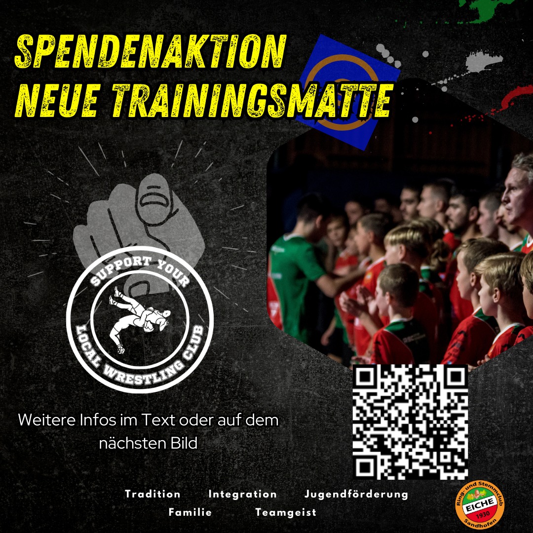 Spendenaufruf für neue Trainingsmatte!